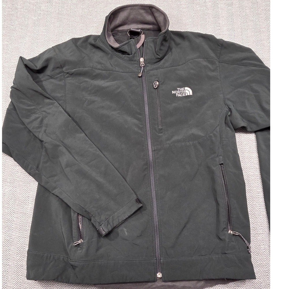 The North Face Mens Apex‎ Bionic Softshell Jacket Black AL6C Size Large
